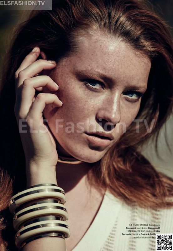 Harpers Bazar Serbia Aug 2015 - Model Agatte