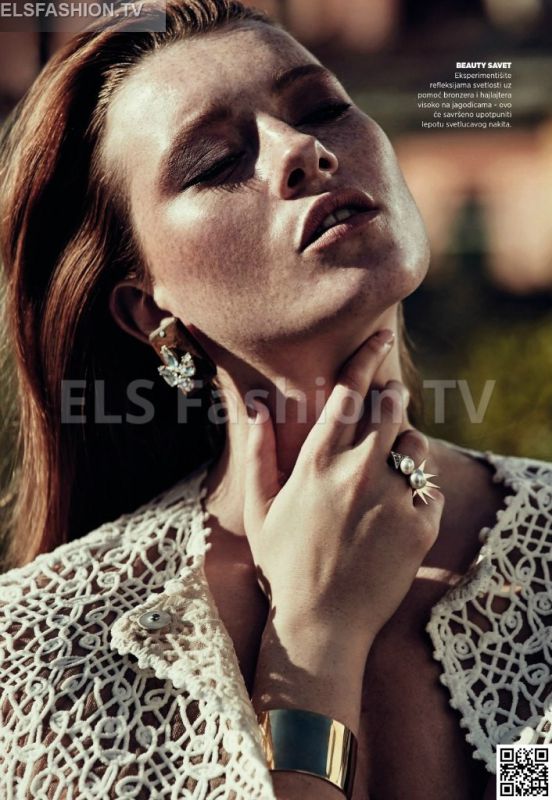 Harpers Bazar Serbia Aug 2015 - Model Agatte