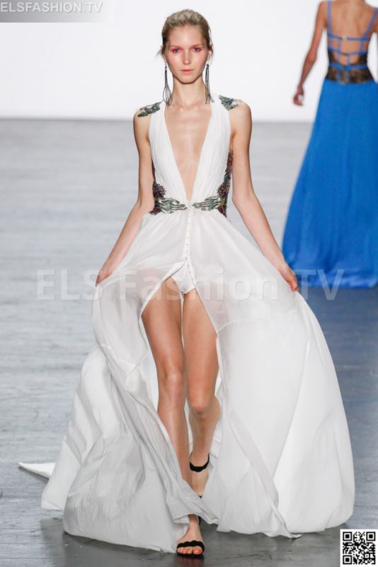 els fashiontv tadashi shoji nyfw ss2017 am