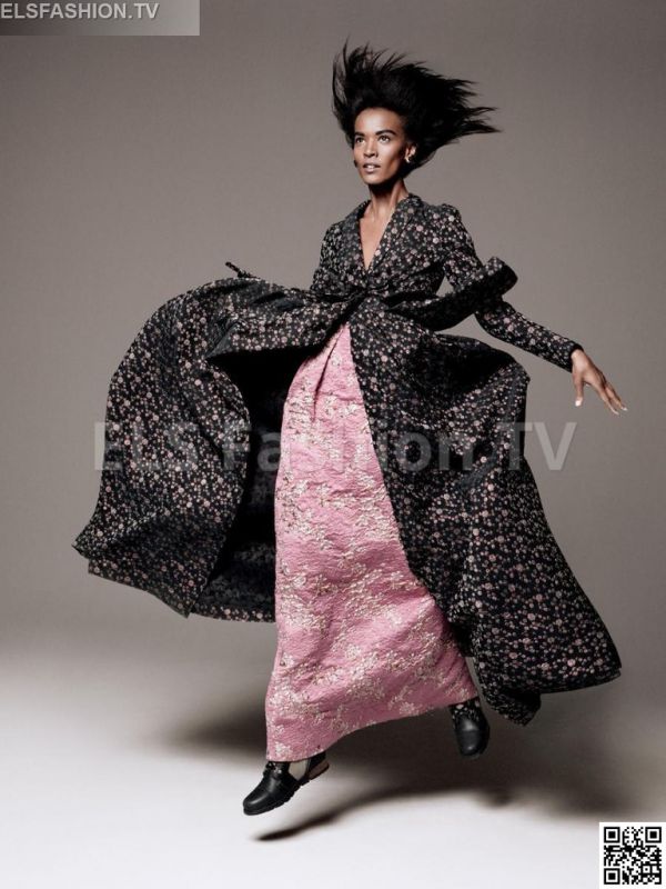 Vogue USA September 2015: model #RaquelZimmermann #LiyaKebede #vogueusa