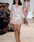 Diane von Furstenberg NYFW Spring Summer 2016 - Models: Gigi and bella Hadid, Karlie Kloss, kendall Jenner, Lily Aldridge, Irina Shayk, and Jourdan Dunn