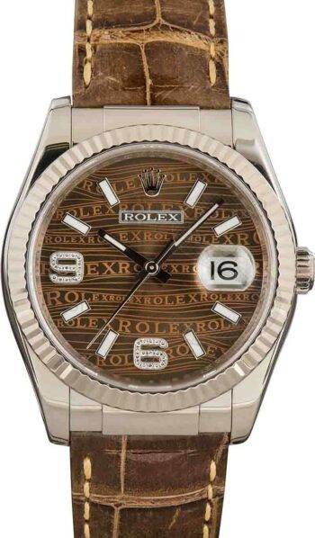 18k Rolex Oyster Perpetual DateJust 116139 ELS Fashion TV