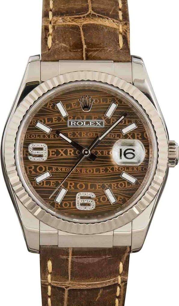 18k Rolex Oyster Perpetual DateJust 116139 ELS Fashion TV