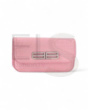 Balenciaga Clutch Gossip Small Coconut Pink ELS Fashion TV