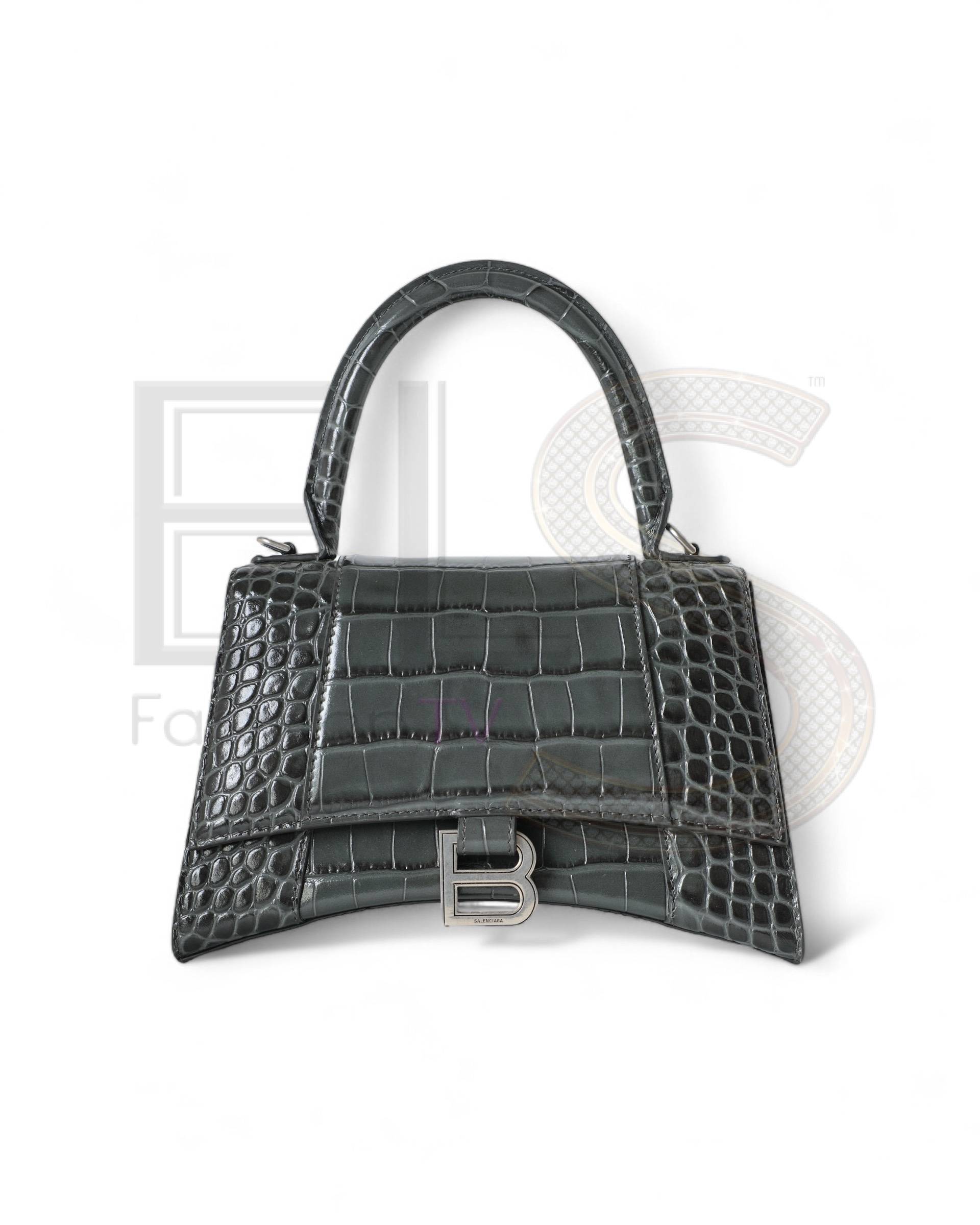 Balenciaga Hourglass S Coconut Grey ELS Fashion TV