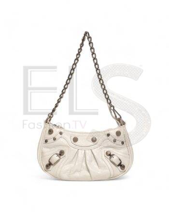 Balenciaga Le Cangole Mini White ELS Fashion TV
