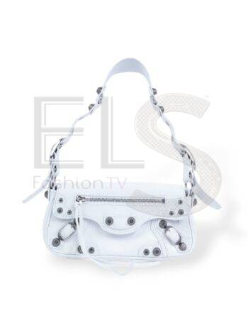 Balenciaga Le Cangole Xs Sling White ELS Fashion TV