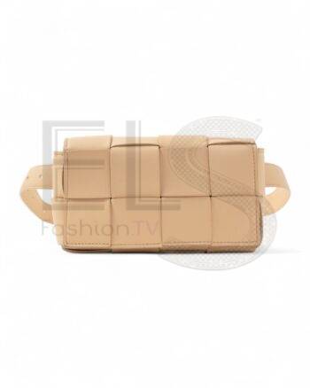Bottega Veneta Marsupio Cassette Small Beige ELS Fashion TV