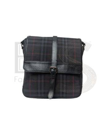 Burberry Messenger Bryett Black Canvas ELS Fashion TV