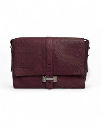 Bvlgari Messenger Shoulder Bag Python Purple ELS Fashion TV