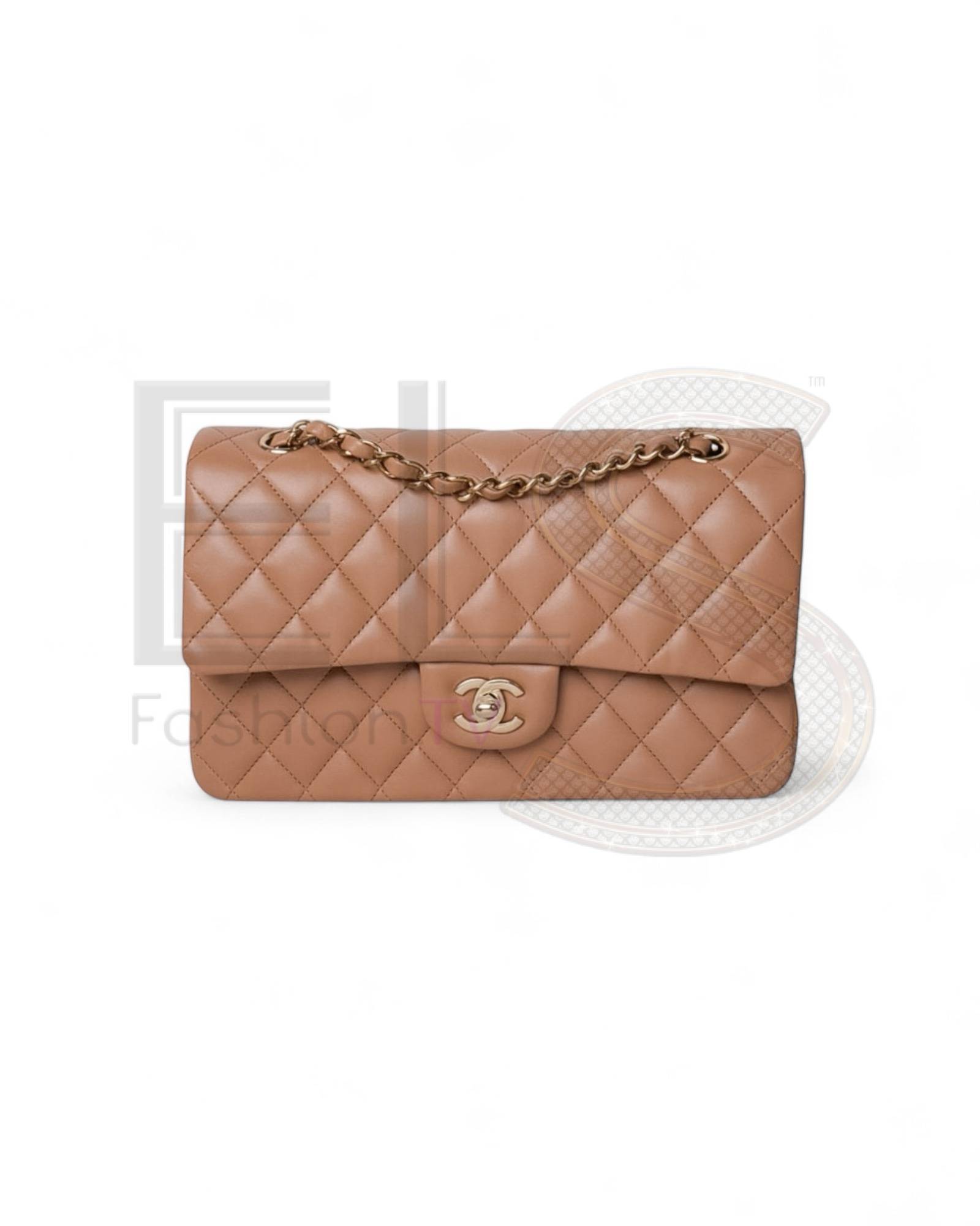 Chanel 2.55 Double Flap Biscuit