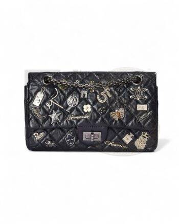 Chanel 2.55 Reissue Lucky Charm Paris Black ELS Fashion TV