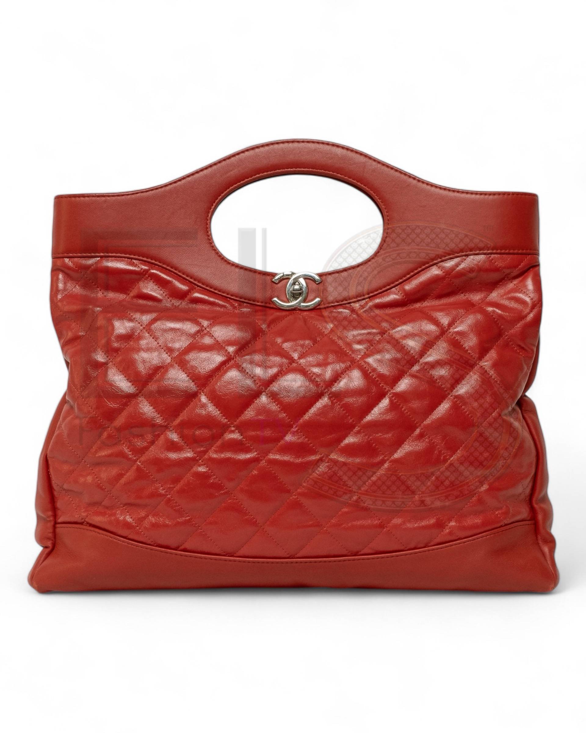 Chanel 31 Bag Large Timeless Red ELS Fashion TV