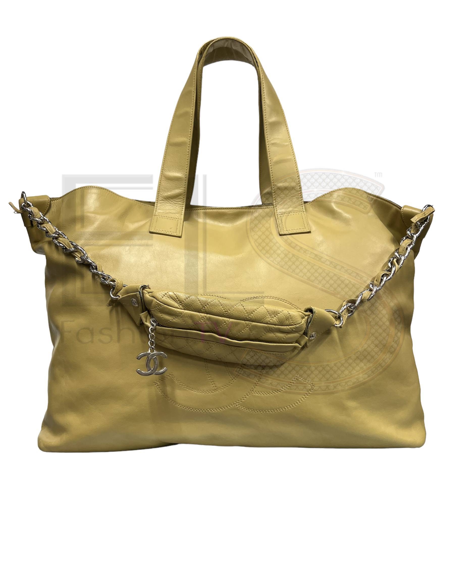 Chanel Big Shopper Ocher