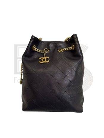 Chanel Black Quilted Bucket ELS Fashion TV