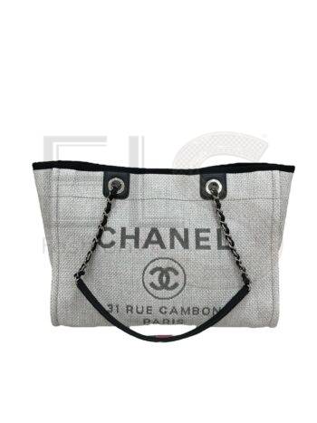 Chanel Deauville Gray Raffia ELS Fashion TV