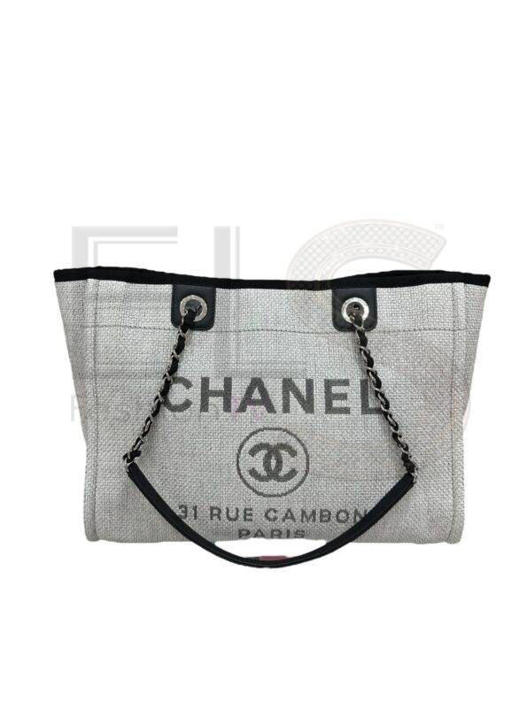 Chanel Deauville Gray Raffia ELS Fashion TV