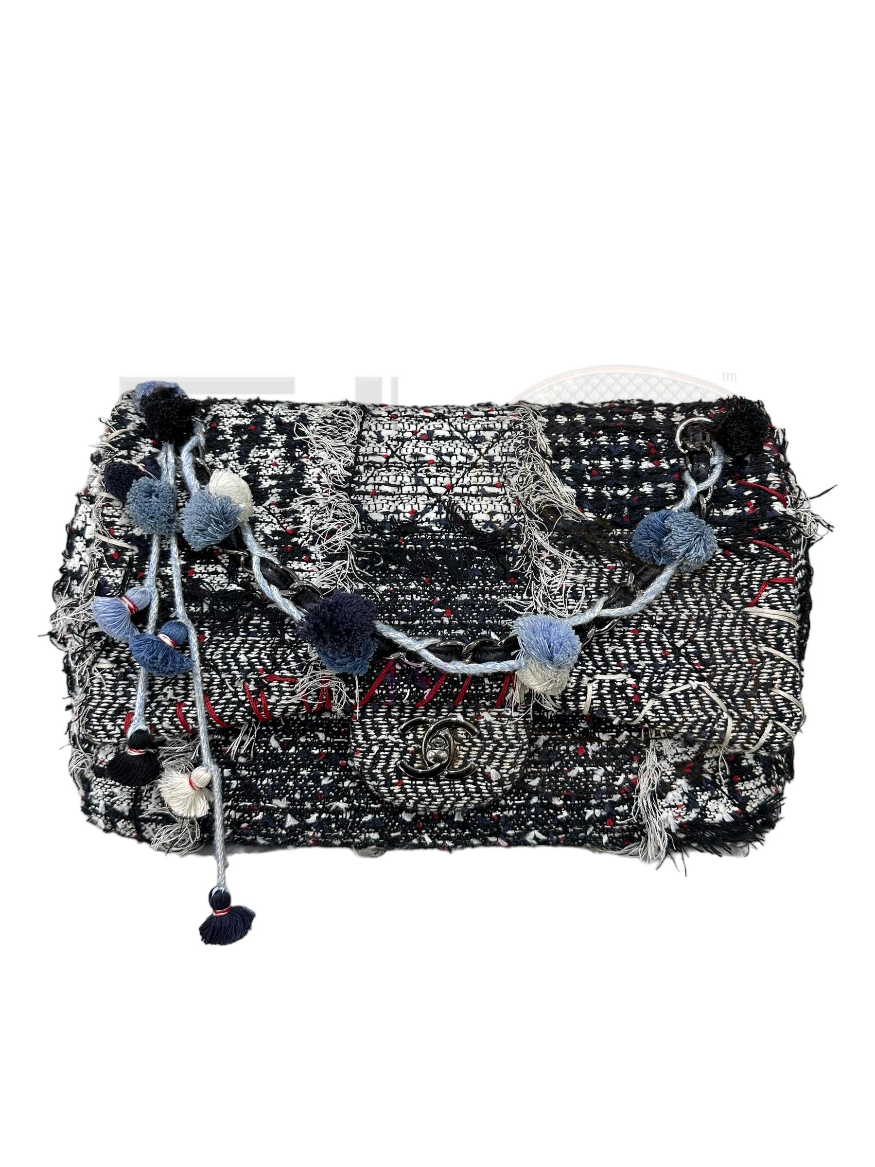 Chanel Jumbo Pom Pom Tweed L.E. ELS Fashion TV
