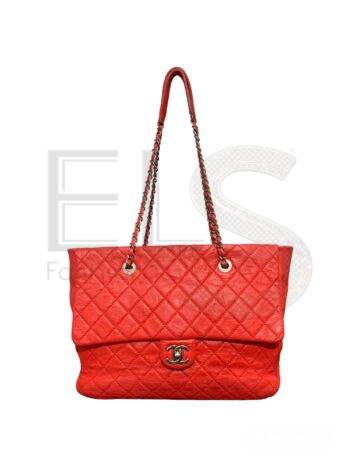 Chanel Maxi Jumbo Shopper Red ELS Fashion TV