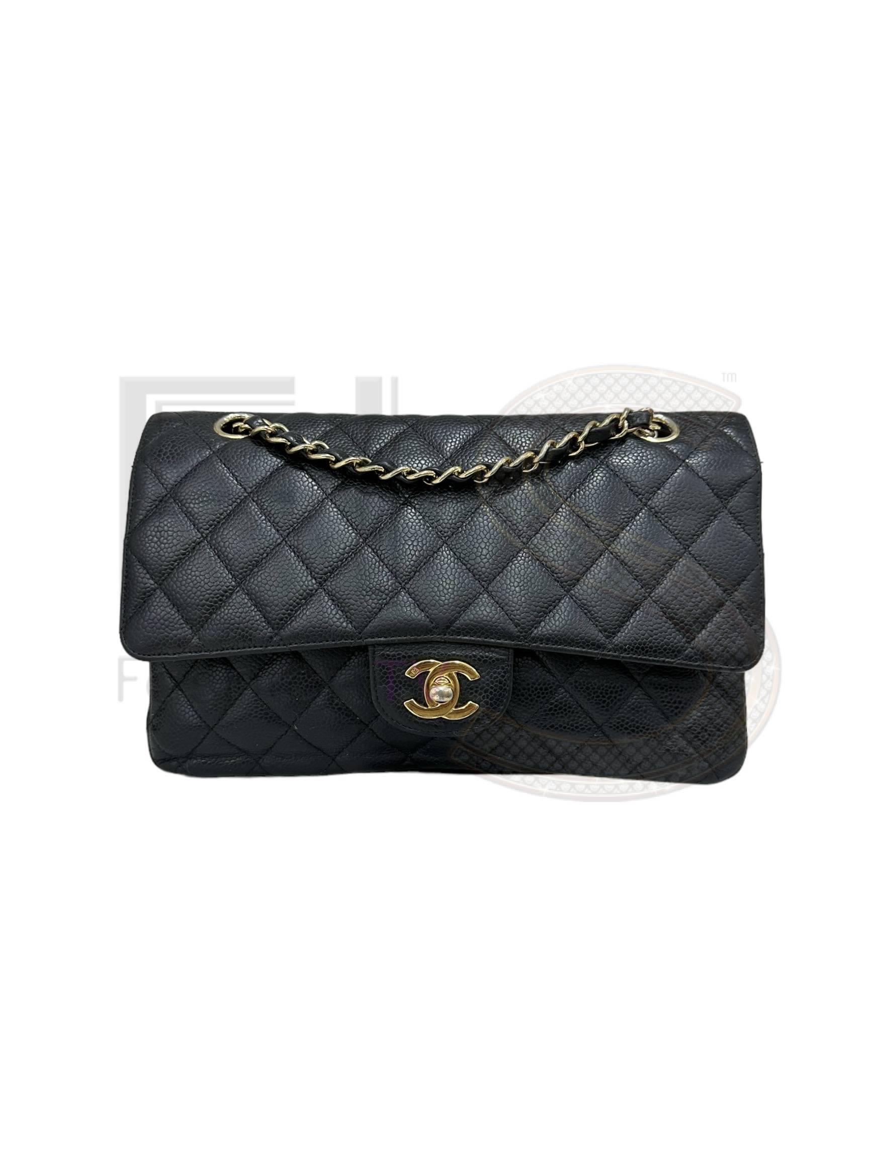 Chanel Timeless Double Flap Classic Caviar Black ELS Fashion TV