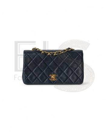 Chanel Timeless Mini Flap Vintage Blue ELS Fashion TV