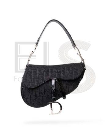 Dior Saddle Vintage Oblique Black ELS Fashion TV