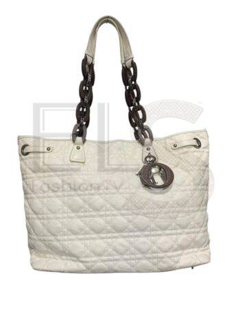 Dior White Canvas Shopper ELS Fashion TV