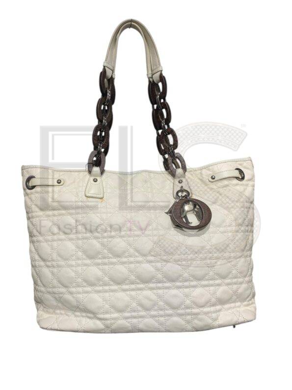 Dior White Canvas Shopper ELS Fashion TV
