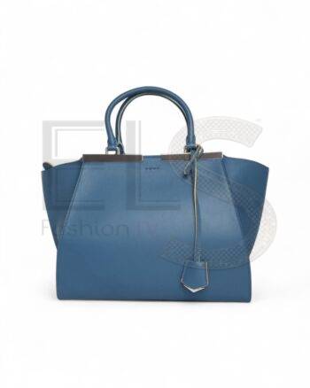 Fendi 3 Jours Medium Cerulean Blue ELS Fashion TV