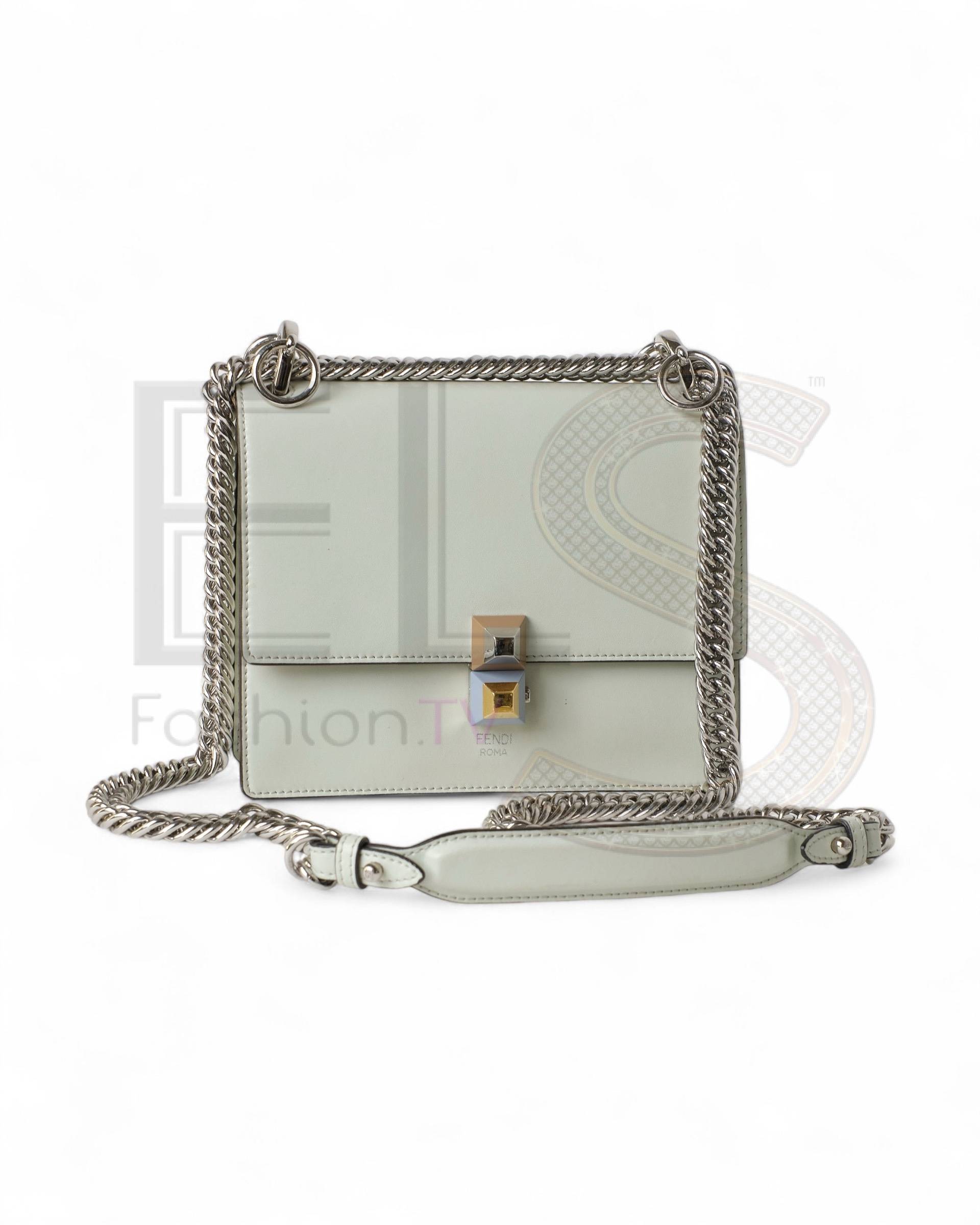 Fendi Kan I Small White ELS Fashion TV