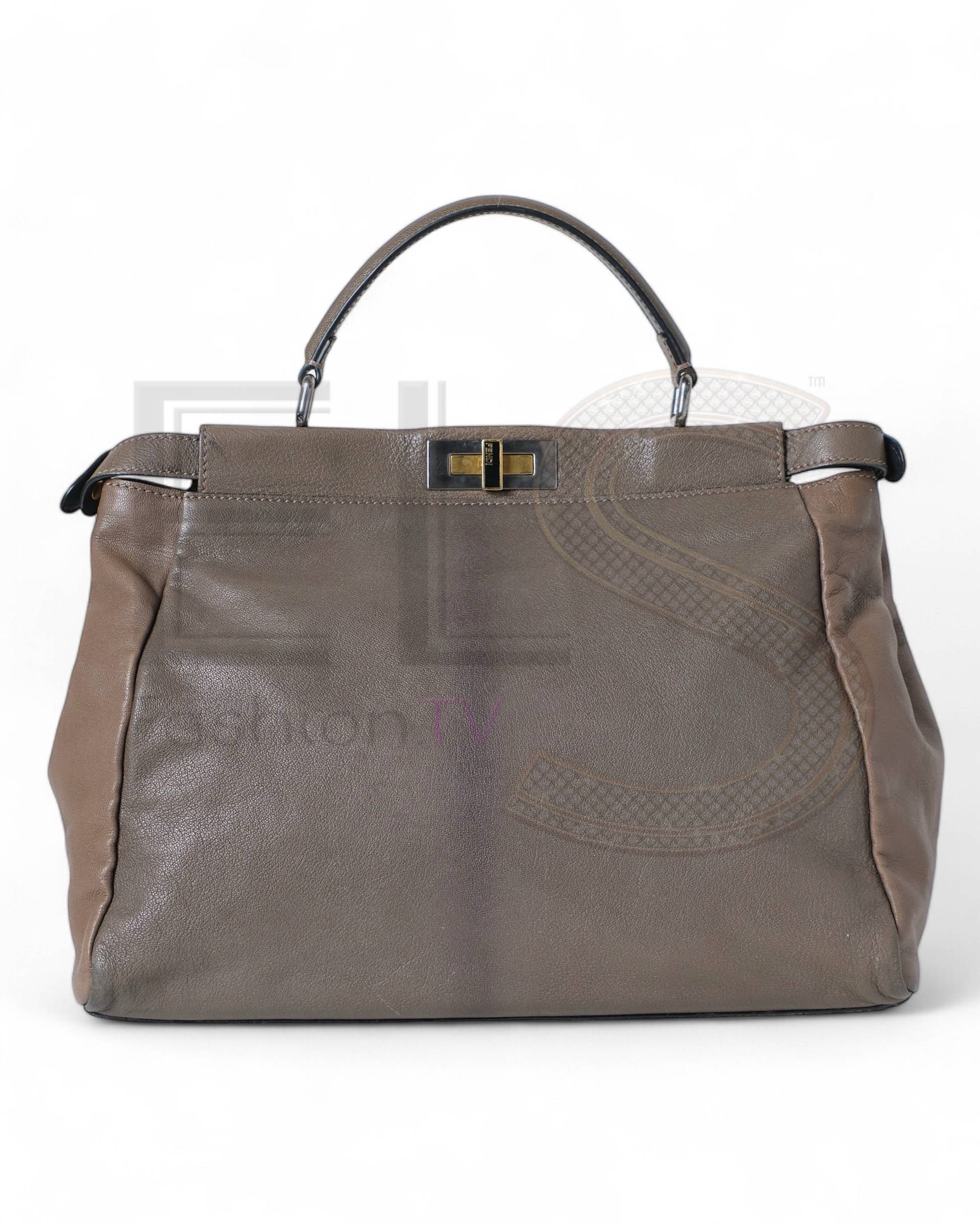 Fendi Peekaboo Soft Large Mud ELS Fashion TV