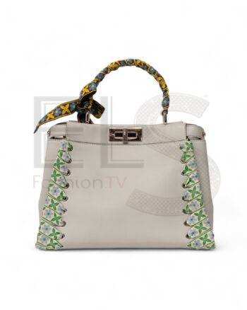 Fendi Peekaboo Twilly Medium Light Blue ELS Fashion TV