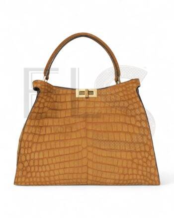 Fendi Peekaboo X-Lite Coconut Brown ELS Fashion TV