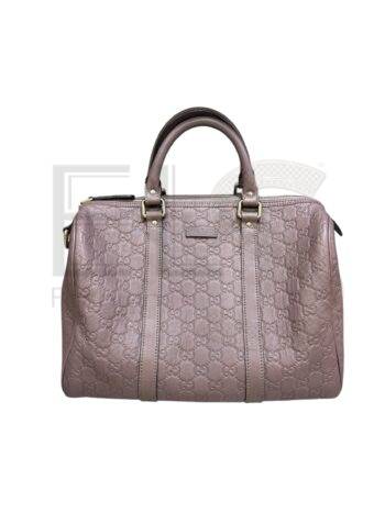 Gucci Boston Gg Supreme Burgundy Leather ELS Fashion TV