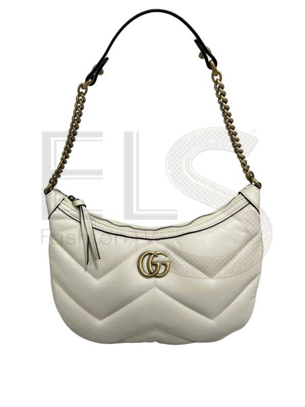 Gucci Hobo Marmont Small White ELS Fashion TV