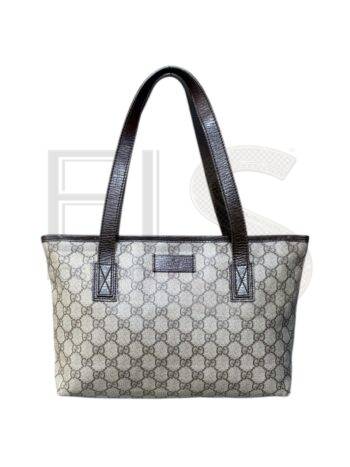 Gucci Shopper Small Gg Supreme Brown ELS Fashion TV