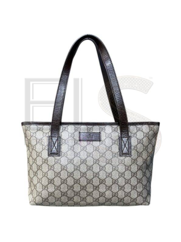 Gucci Shopper Small Gg Supreme Brown ELS Fashion TV