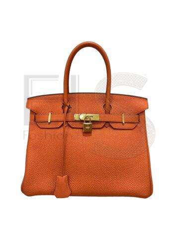 Hermès Birkin 30 Togo Orange ELS Fashion TV