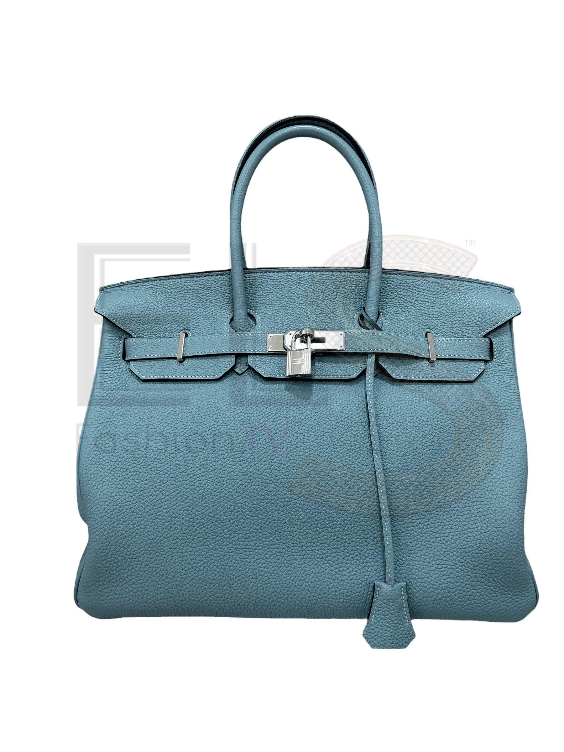 Hermès Birkin 35 Togo Sky ELS Fashion TV