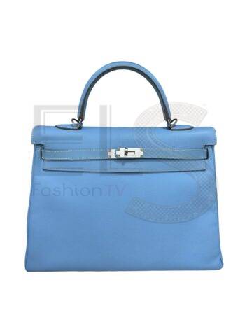 Hermès Kelly 35 Epsom Bleu Paradise ELS Fashion TV