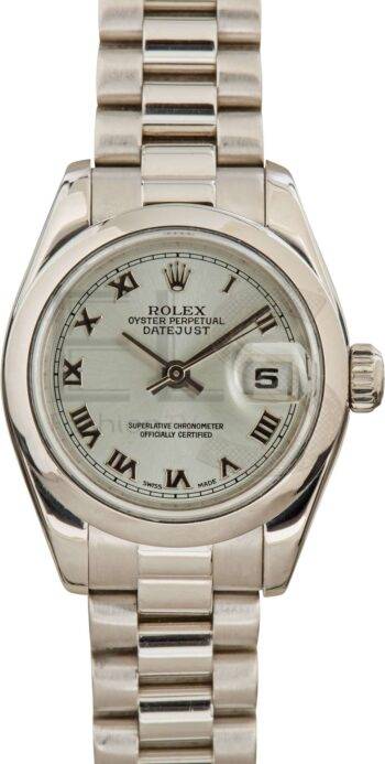 Ladies Rolex Datejust 179166 Glacier Blue Dial ELS Fashion TV