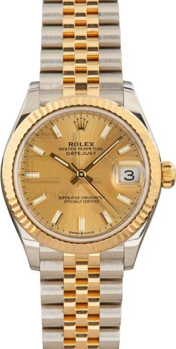 Ladies Rolex Datejust 278273 Stainless Steel & 18k Yellow Gold ELS Fashion TV