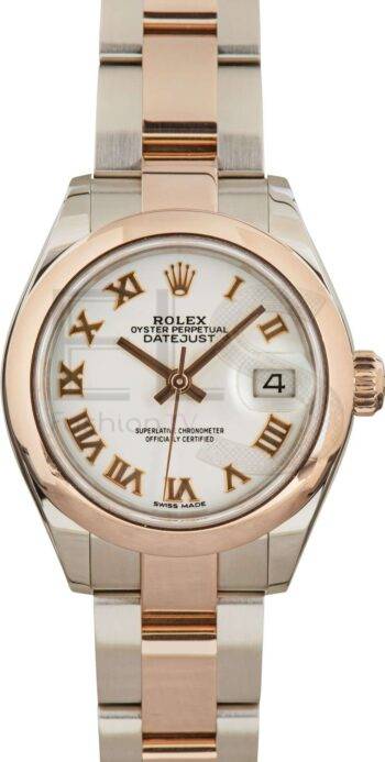 Ladies Rolex Datejust 279161 Stainless Steel & 18k Everose Gold ELS Fashion TV