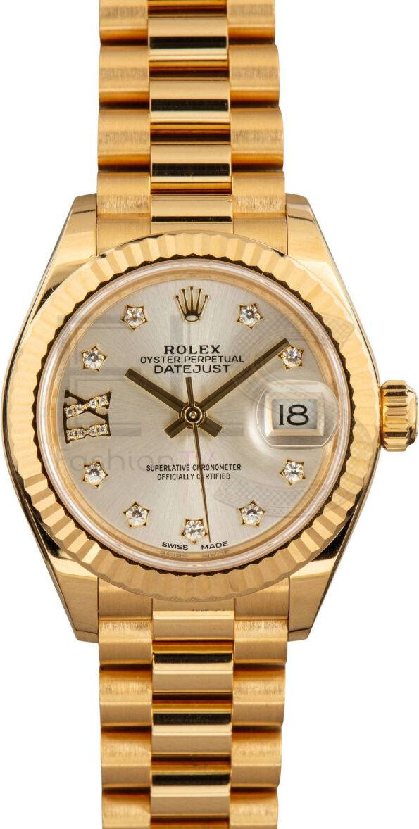 Ladies Rolex Datejust 279178 18k Yellow Gold ELS Fashion TV