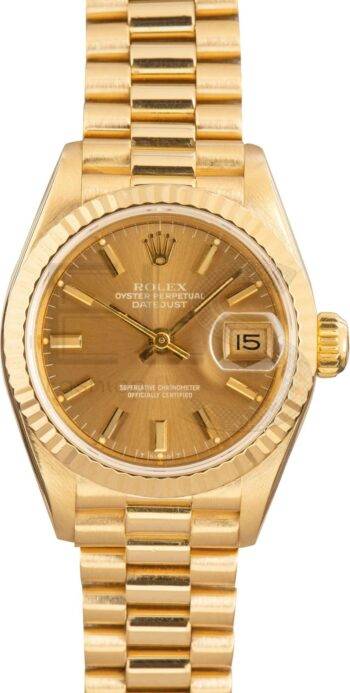 Ladies Rolex President 69178 Champagne Dial ELS Fashion TV