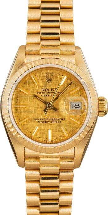 Ladies Rolex President 69178 Linen Dial ELS Fashion TV