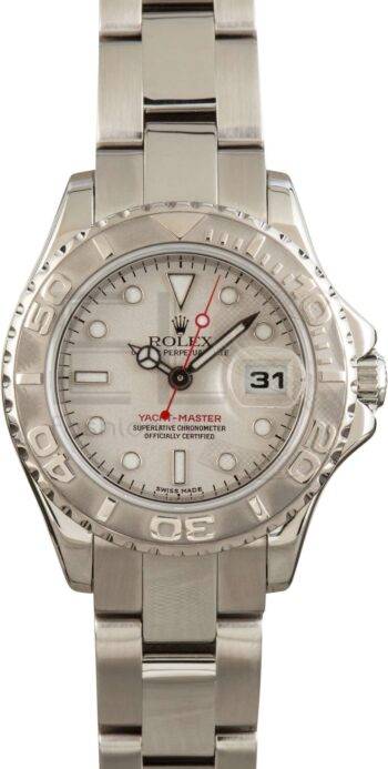 Ladies Rolex Yacht-Master 169622 Platinum Dial ELS Fashion TV