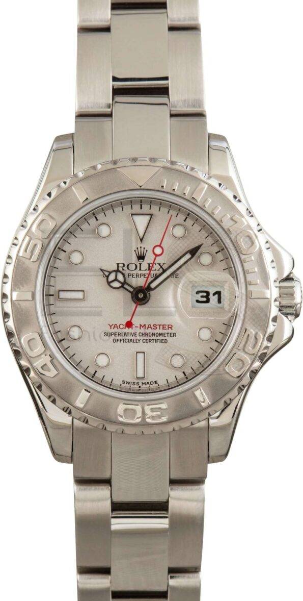 Ladies Rolex Yacht-Master 169622 Platinum Dial ELS Fashion TV