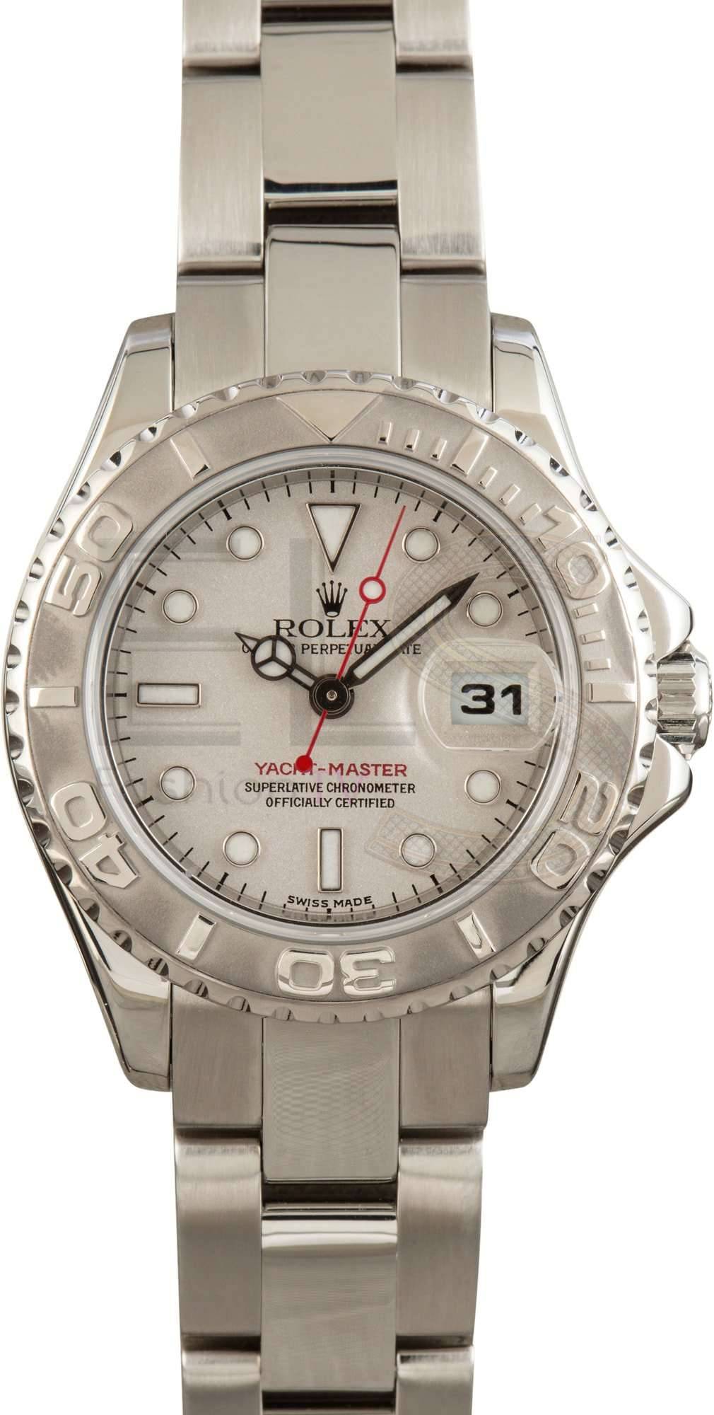 Ladies Rolex Yacht-Master 169622 Platinum Dial Ladies Rolex Yacht-Master 169622 Platinum Dial ELS Fashion TV