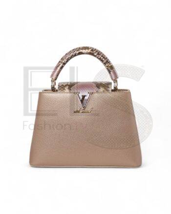 Louis Vuitton Capucines Bb Python Gold ELS Fashion TV